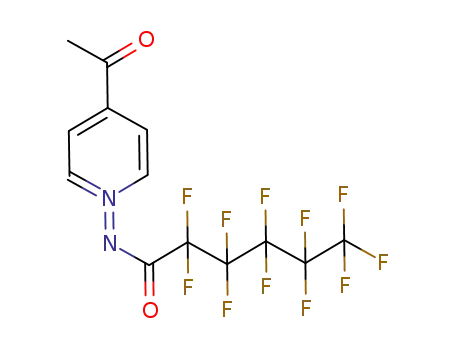 4-Acetylpyridinium-N-perfluoro-hexanoyl-imine