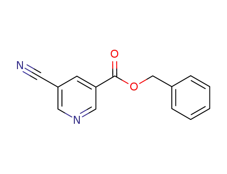 phenylmethyl 5-cyano-3-pyridinecarboxylate