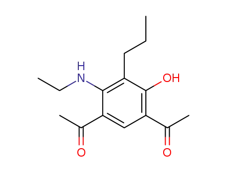 4,6-Diacetyl-3-ethylamino-2-propylphenol
